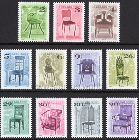 Hungary. 2000 Antique Furniture. MNH