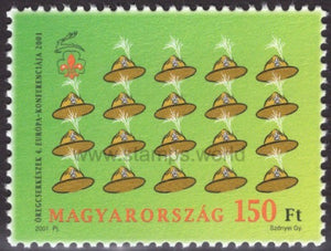 Hungary. 2001 International Scouting Conference. MNH