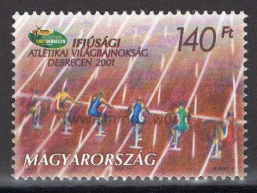 Hungary. 2001 World Youth Track and Field Championships. Debrecen. MNH