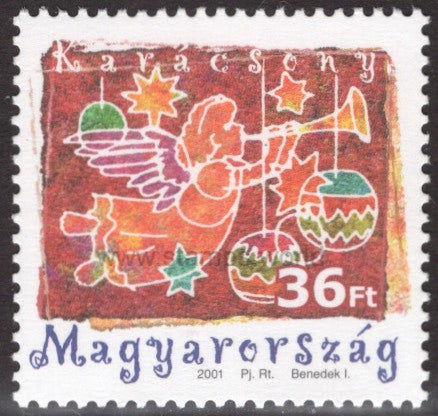 Hungary. 2001 Christmas. MNH