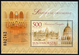 Hungary. 2002 Parliament Building. MNH