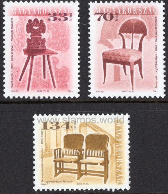 Hungary. 2002 Antique Furniture. MNH