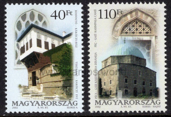 Hungary. 2002 Hungarian and Turkish Buildings. MNH