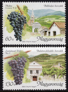 Hungary. 2003 Grapes and Wine Regions. MNH