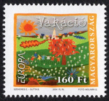 Hungary. 2004 Europa. Holidays. MNH