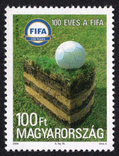 Hungary. 2004 100 Years of FIFA. MNH