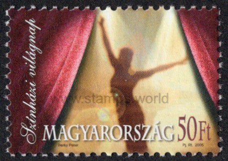 Hungary. 2005 World Theater Day. MNH