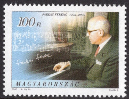 Hungary. 2005 Ferenc Farkas, Composer. MNH