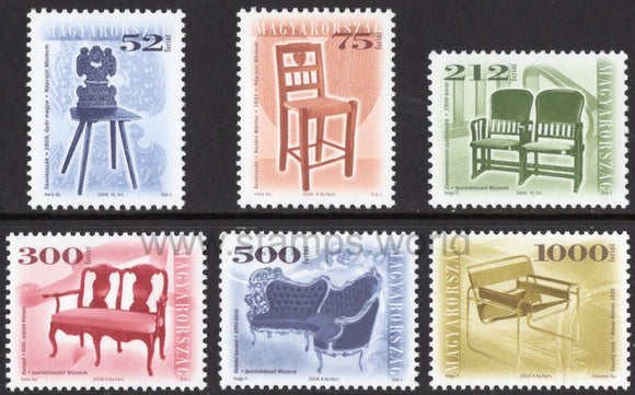 Hungary. 2006 Antique Furniture. MNH