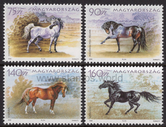 Hungary. 2006 Horses. MNH