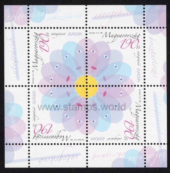 Hungary. 2006 Europa. Integration. MNH