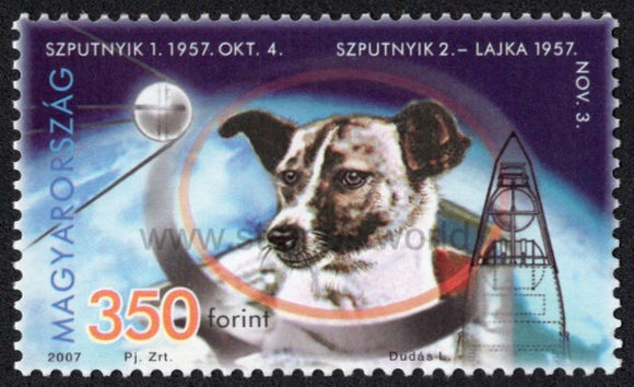 Hungary. 2007 50 Years of Launch of Sputnik Satellites. MNH