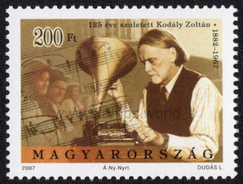 Hungary. 2007 Zoltan Kodali, Composer. MNH