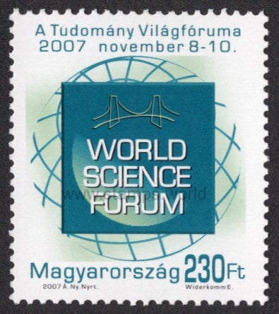 Hungary. 2007 World Science Forum. MNH