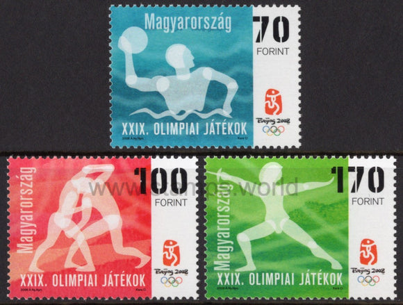 Hungary. 2008 Olympic Games. Beijing. MNH