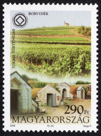 Hungary. 2008 UNESCO World Heritage Sites. Tokaj Wine Region. MNH