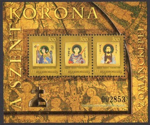 Hungary. 2008 Enameled Paintings on St. Stephen's Crown. MNH