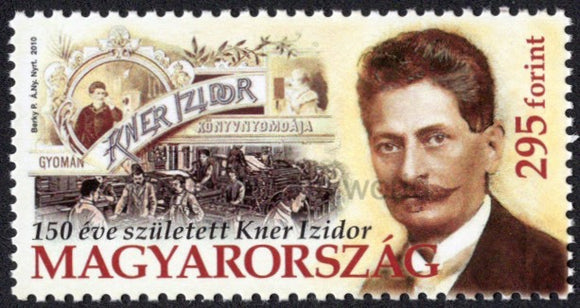 Hungary. 2010 Izidor Kner. MNH