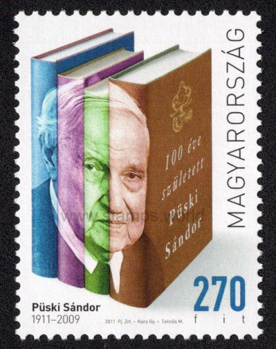 Hungary. 2011 Sandor Puski. Publisher. MNH
