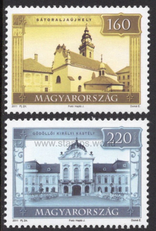 Hungary. 2011 Tourism. Satoraljaujhely, Royal Palace of Godollo. MNH