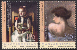 Hungary. 2011 Art. Jozsef Koszta and Jozsef Rippl-Ronai. MNH