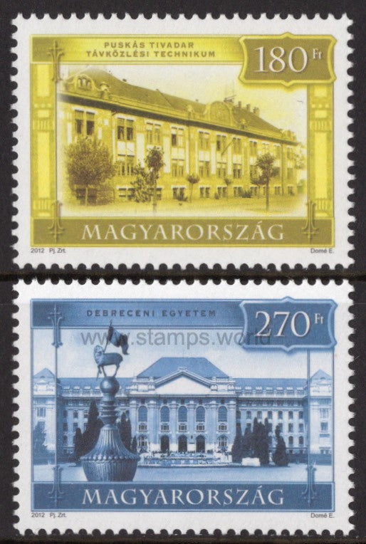 Hungary. 2012 Tourism. Hungarian Educational Institutions. MNH