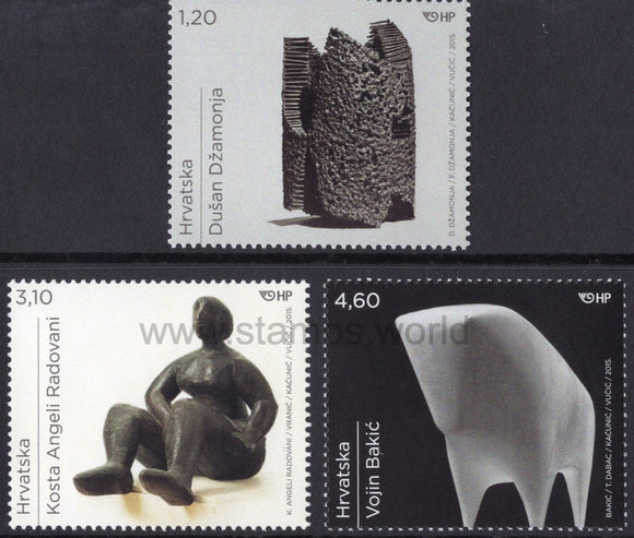 Croatia. 2015 Croatian Visual Art. MNH