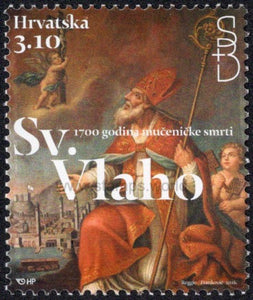 Croatia. 2016 St. Blasius. MNH