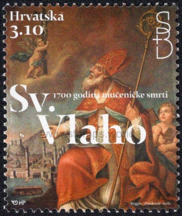 Croatia. 2016 St. Blasius. MNH