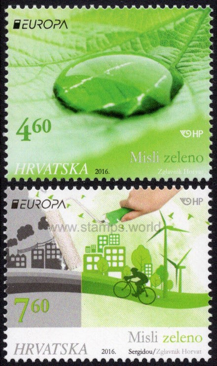 Croatia. 2016 Europa. Think Green. MNH