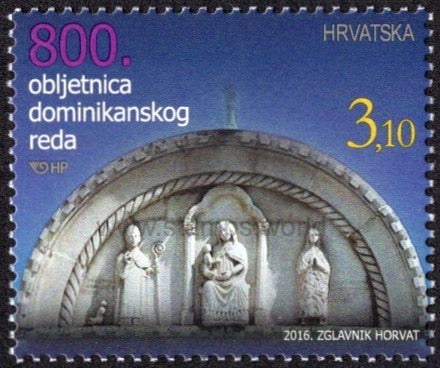 Croatia. 2016 800 years of Dominican Order. MNH