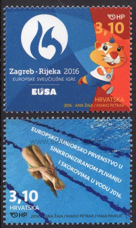 Croatia. 2016 Sport in Croatia. MNH