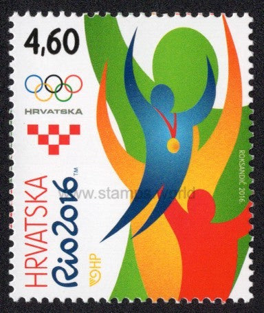Croatia. 2016 Olympic Games. Rio. MNH