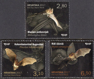 Croatia. 2017 Bats. MNH