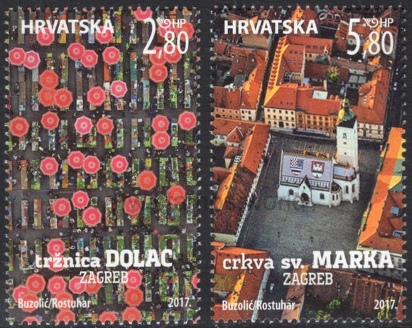 Croatia. 2017 Tourism. Zagreb. MNH