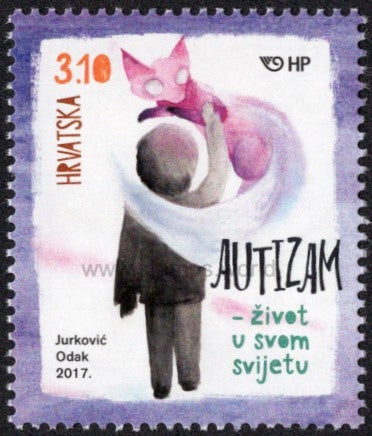 Croatia. 2017 Autism. Living in Their Own World. MNH