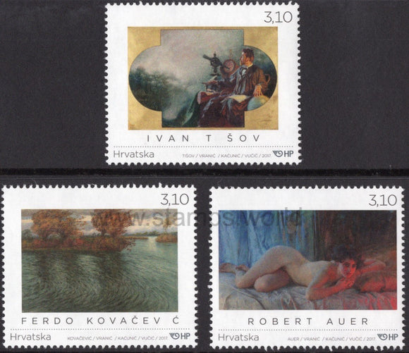 Croatia. 2017 Croatian Fine Art. MNH