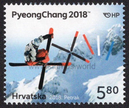 Croatia. 2018 Winter Olympic Games. PyeongChang. MNH