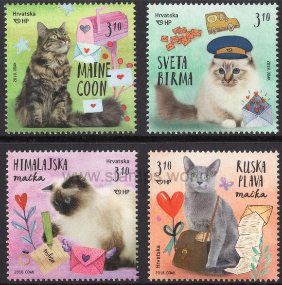 Croatia. 2018 Children's World. Cats II. MNH