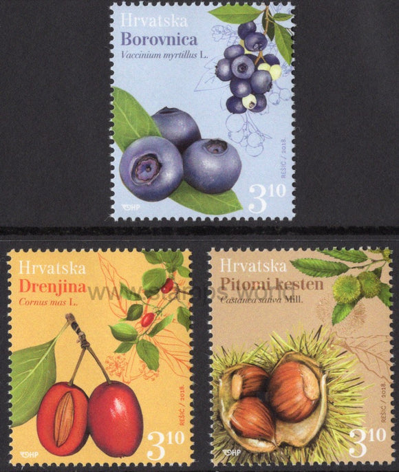 Croatia. 2018 Flora. MNH