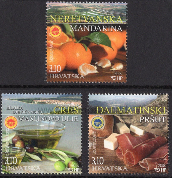 Croatia. 2018 Protected Croatian Agricultural and Food Products. MNH