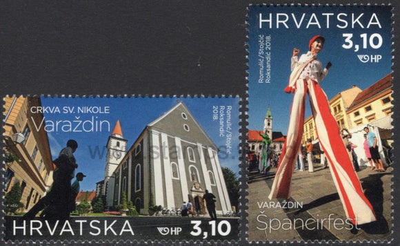 Croatia. 2018 Tourism. Varazdin. MNH