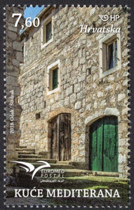 Croatia. 2018 Euromed. Mediterranean Houses. MNH