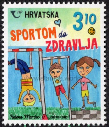 Croatia. 2019 Health Through Sport. MNH