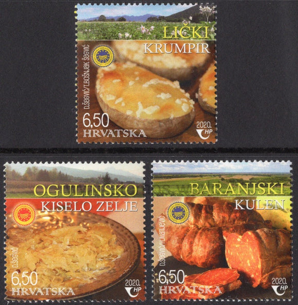 Croatia. 2020 Protected Croatian Agri-Food Products. MNH