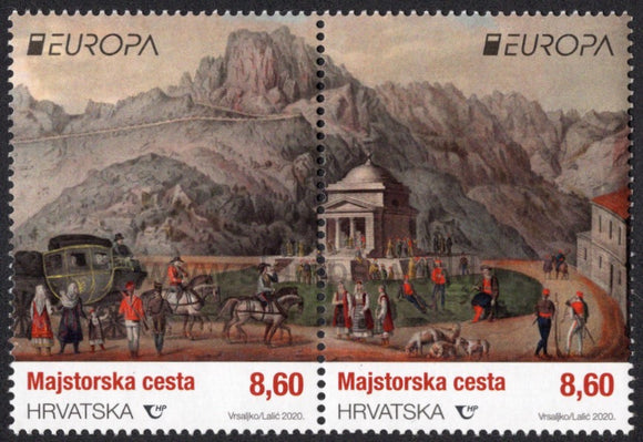 Croatia. 2020 Europa. Old Postal Routes. MNH