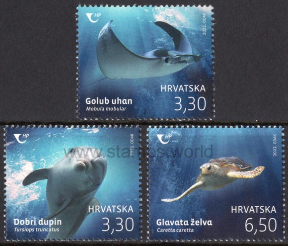 Croatia. 2021 Croatian Fauna. MNH