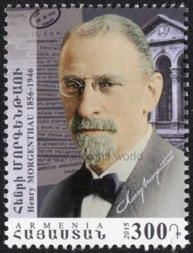 Armenia. 2015 Centennial of the Armenian Genocide. Henry Morgenthau. MNH