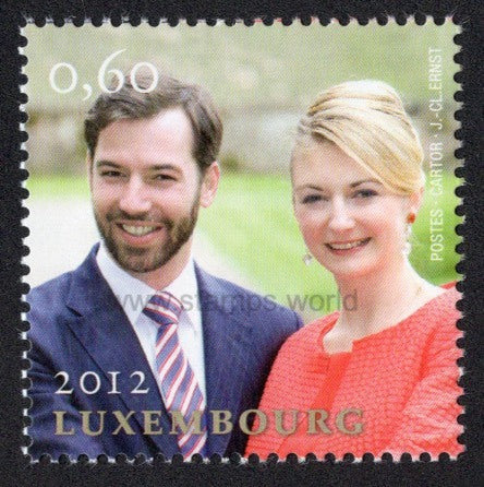 Luxembourg. 2012 Royal Engagements. MNH