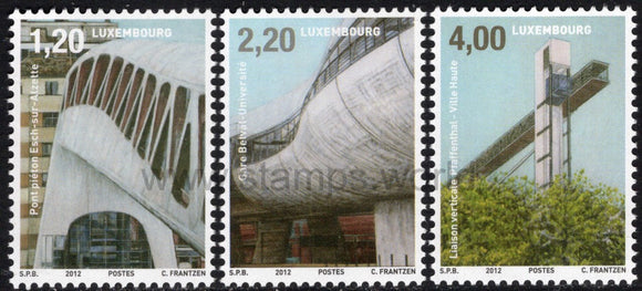 Luxembourg. 2012 Mobility and Architecture. MNH